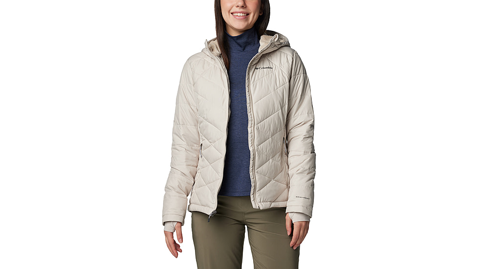 Columbia Heavenly Hooded Jacket - Womens, Dark Stone, M, 1738151-278-M