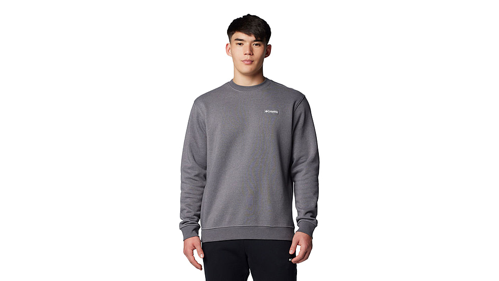 Columbia Meridian Creek Crew - Mens, City Grey Heather, Small, 2095701023-023-S