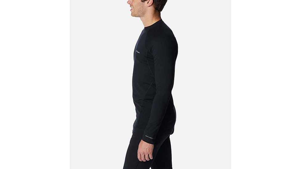 Columbia Midweight Stretch Long Sleeve Top - Mens, Black, Medium, 1638591-011-M
