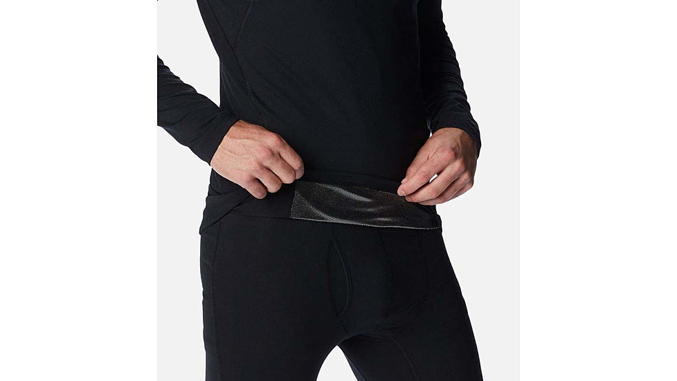 Columbia Midweight Stretch Long Sleeve Top - Mens, Black, Medium, 1638591-011-M