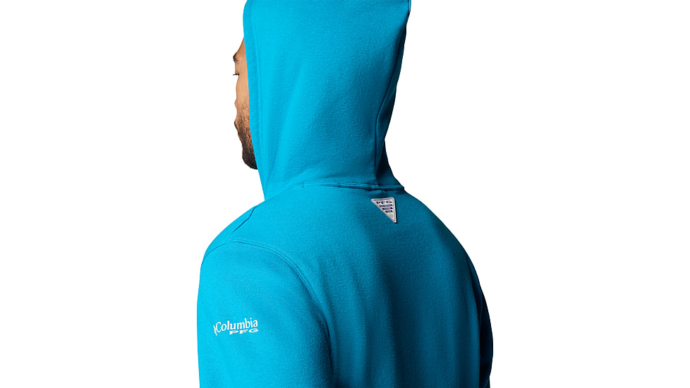 Columbia PFG High Side Hoodie - Mens, Blue Echo/High Side, M, 2121031-462-M