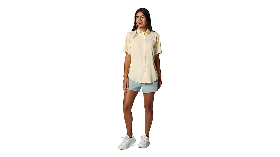 Columbia PFG Rugged Water Shorts - Womens, Crushed Blue, 2, L, 2113671-461-L-2