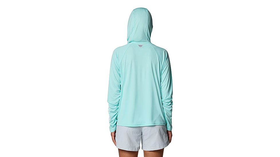 Columbia PFG Tidal Tee II Hoodie - Womens, Gulf Stream, M, 2113691-499-M