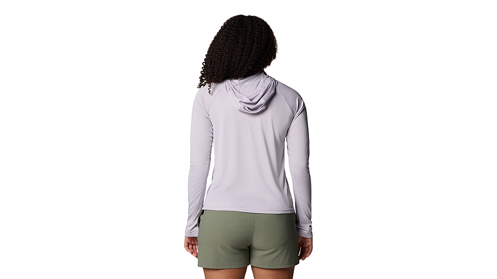 Columbia PFG Tidal Tee II Hoodie - Womens, Lavender Pearl, L, 2113691-551-L