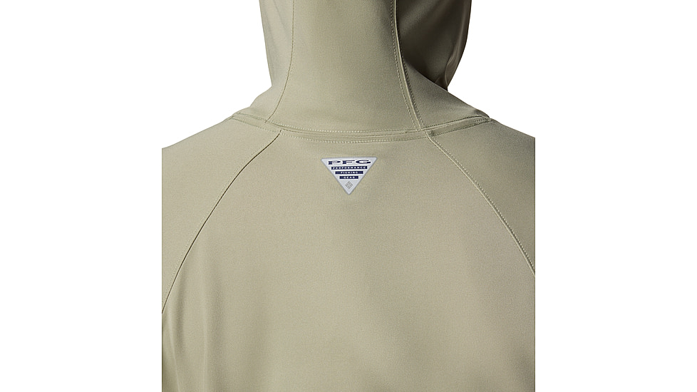 Columbia PFG Tidal Tee II Hoodie - Womens, Smokey Sage, L, 2113691-381-L
