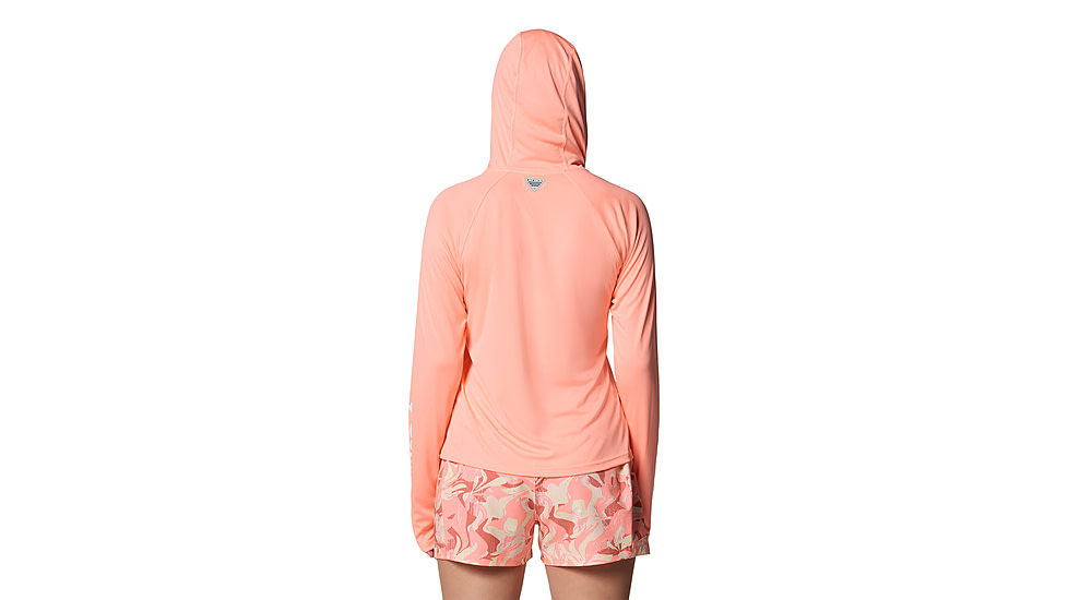 Columbia PFG Tidal Tee II Hoodie - Womens, Tiki Pink, L, 2113691-807-L