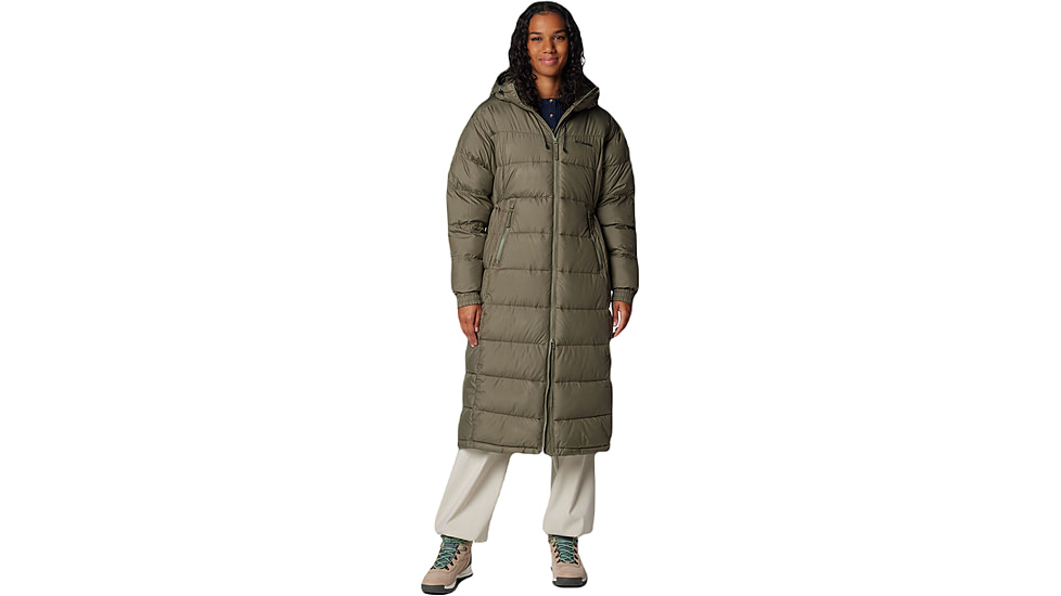 Columbia Pike Lake II Long Jacket - Womens, Stone Green, Small, 2051351397-S