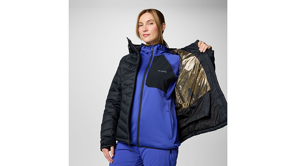 Columbia Roaring Fork II Down Jacket - Womens, Black, Extra Large, 2085531010-XL