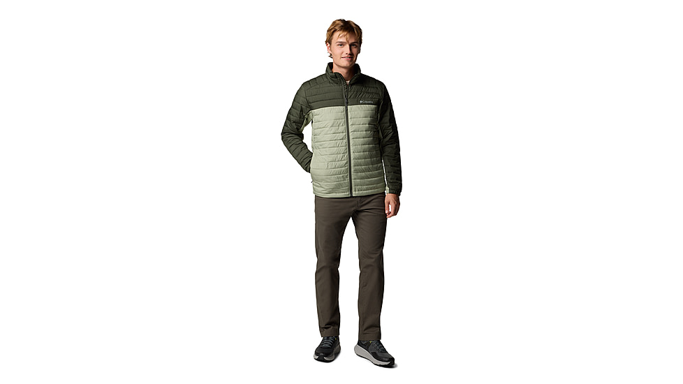 Columbia Silver Falls II Jacket - Mens, Safari/Greenscape, XL, 2098731-348-XL