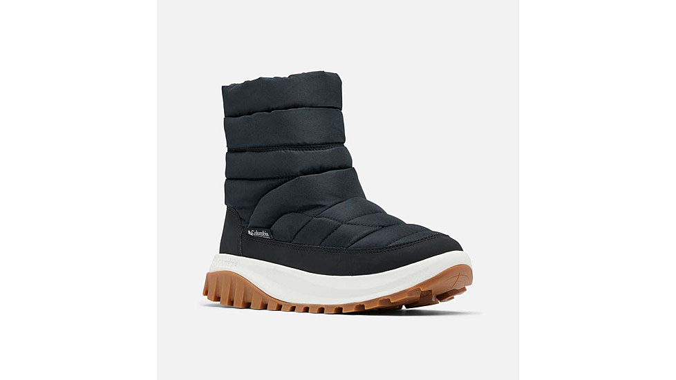 Columbia Snowtrot Mid Boots - Womens, Black/Sea Salt, 8.5 US, 2075111-010-8.5