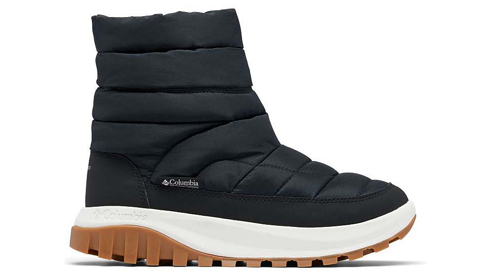 Columbia Snowtrot Mid Boots - Womens, Black/Sea Salt, 8.5 US, 2075111-010-8.5