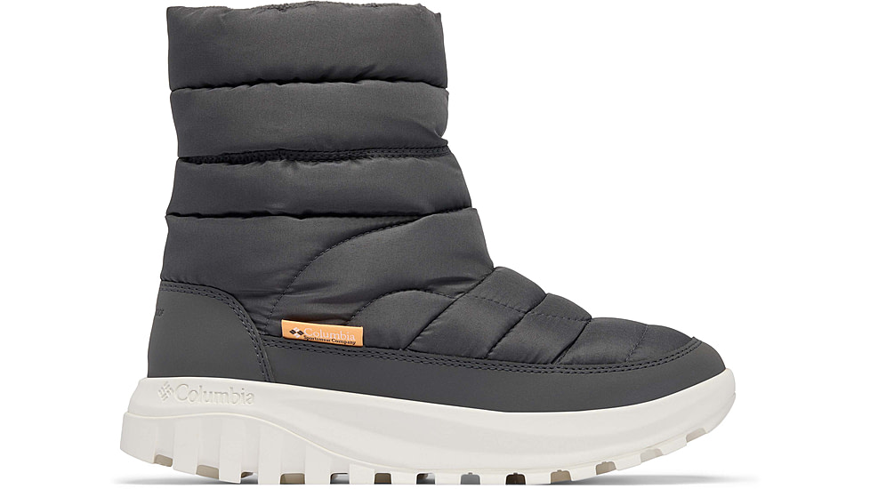 Columbia Snowtrot Mid Boots - Womens, Shark/Peach, 10 US, 2075111-011-10