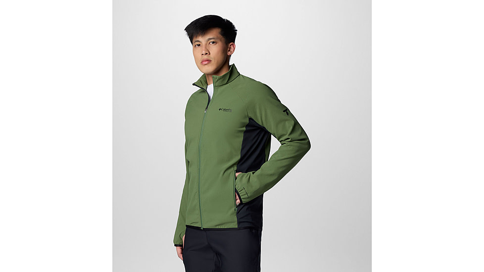 Columbia Spectre Ridge Tech Fleece FZ II Jacket - Mens, Canteen/Black, Large, 2097511352-L