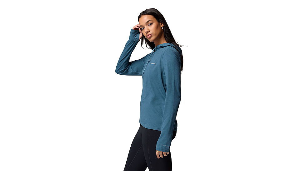 Columbia Sun Trek Hoodie II - Womens, Everblue, Small, 2119751429-429-S
