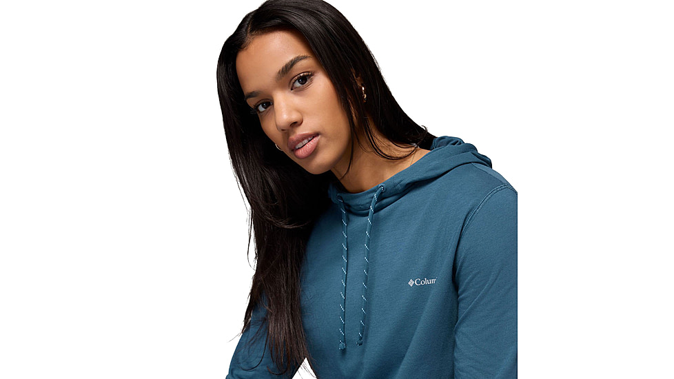 Columbia Sun Trek Hoodie II - Womens, Everblue, Small, 2119751429-429-S