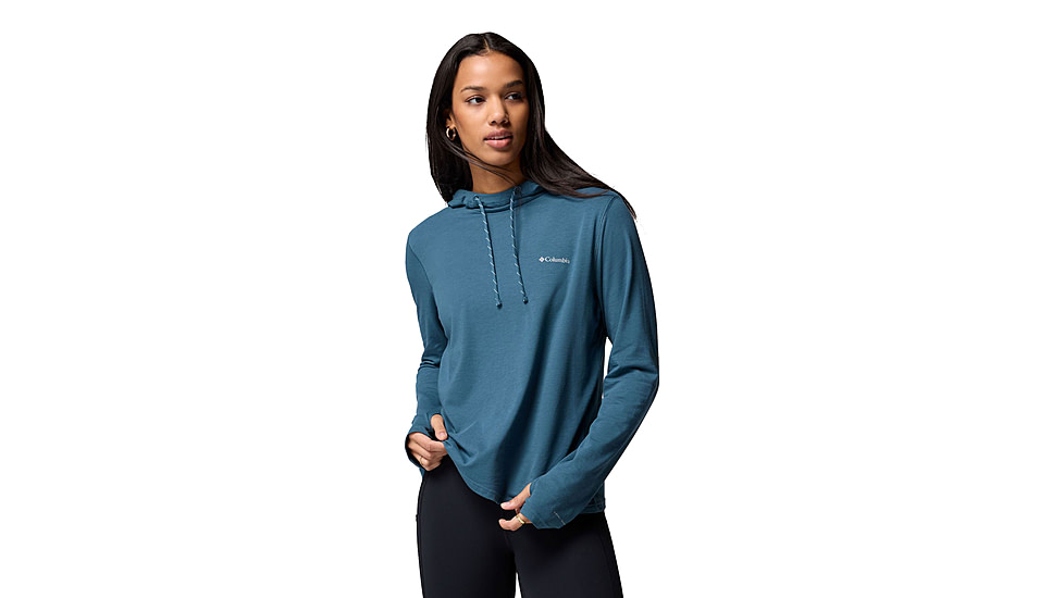 Columbia Sun Trek Hoodie II - Womens, Everblue, Small, 2119751429-429-S