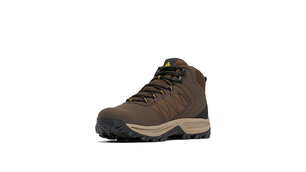 Columbia Transverse Hike Waterproof Shoes - Mens, Cordovan/Golden Yellow, 11.5, 2067401-231-11.5