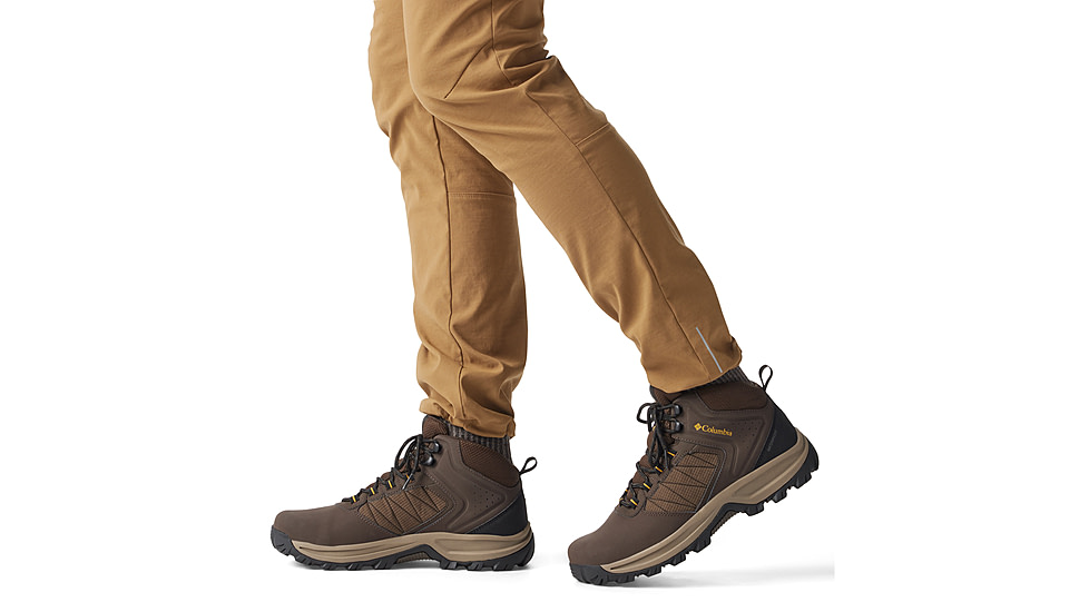 Columbia Transverse Hike Waterproof Shoes - Mens, Cordovan/Golden Yellow, 11.5, 2067401-231-11.5