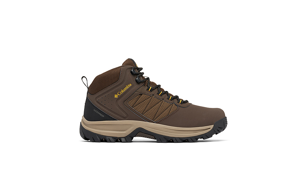 Columbia Transverse Hike Waterproof Shoes - Mens, Cordovan/Golden Yellow, 11.5, 2067401-231-11.5