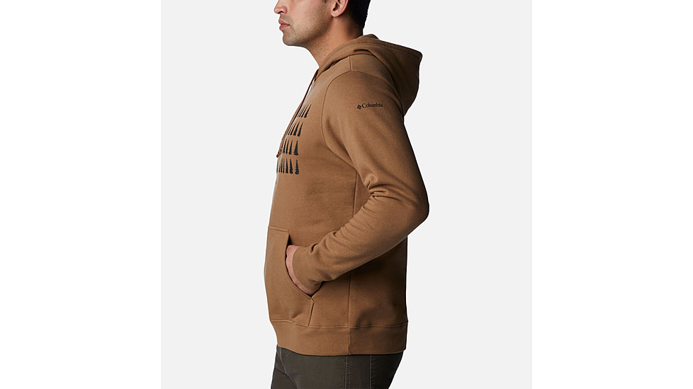 Columbia Trek Graphic Hoodie - Mens, Delta/Treeline Flag Graphic, Small, 2018491260-S