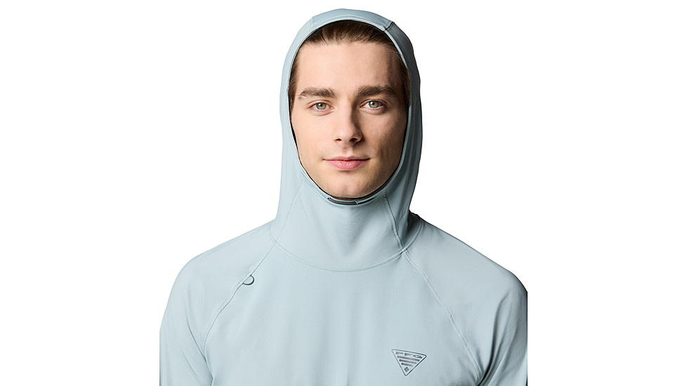 Columbia Wild Cast Sun Hoodie - Mens, Crushed Blue, XL, 2120831-461-XL