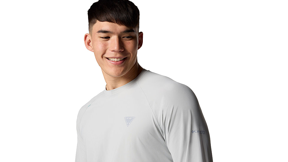 Columbia Wild Cast Sun Shirt - Mens, Cool Grey, Extra Large, 2120841019-019-XL