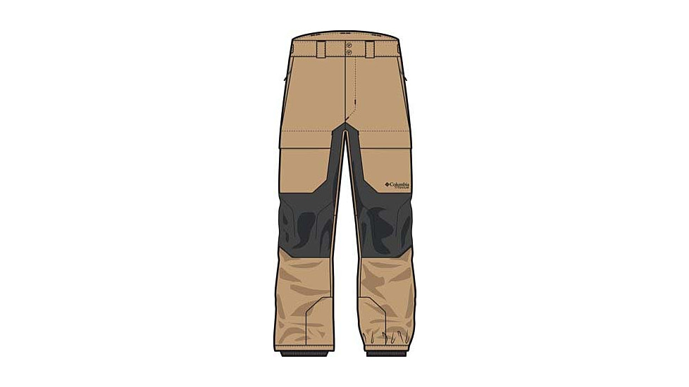 Columbia Winter District Pants - Mens, Canoe/Black, Small, 2134801-262-S