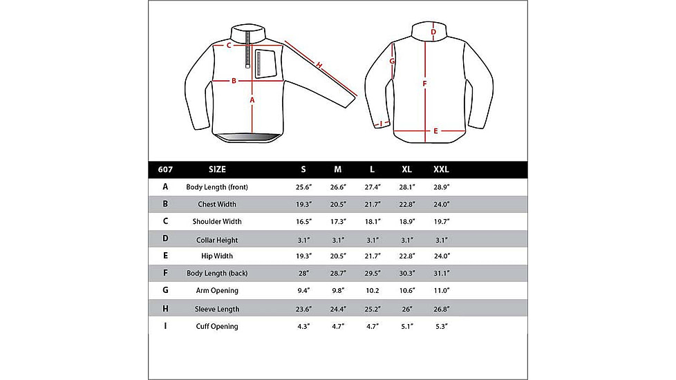 Condor Outdoor - 1/4 Zip Pullover - Olive Drab, M 607-001-M
