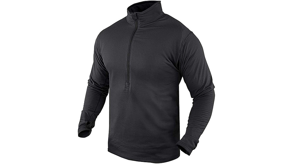 Condor Outdoor - Base II Zip Pullover Black, M 603-002-M