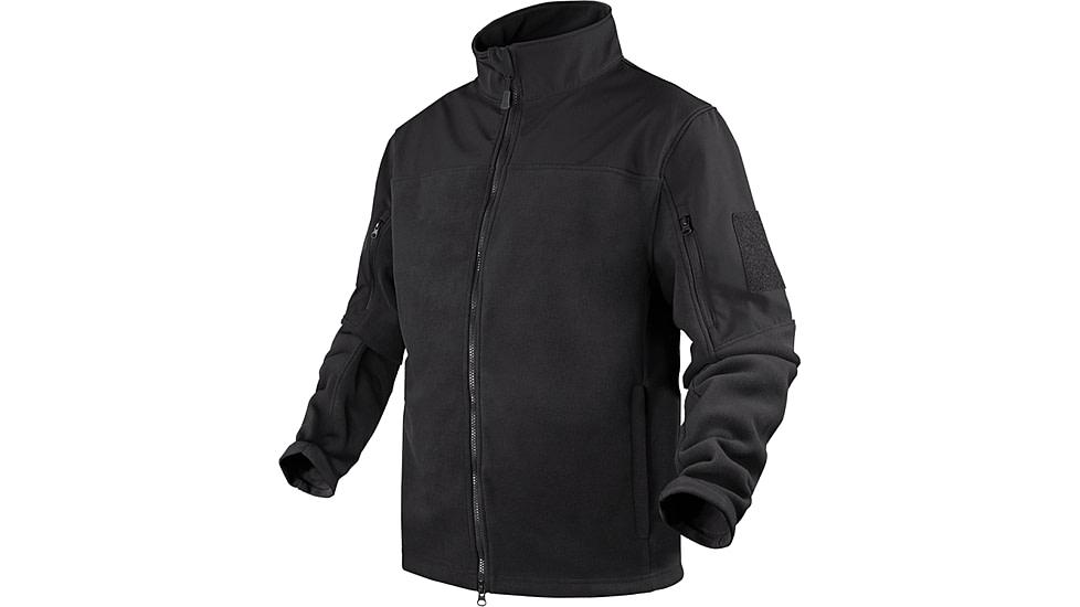 Condor Outdoor Bravo Fleece Jacket, Black, Small, 101096-002-S