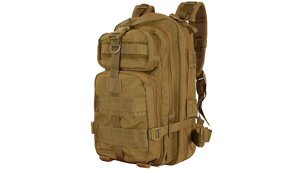 Condor Outdoor Compact Assault Pack, Coyote Brown, 126-498