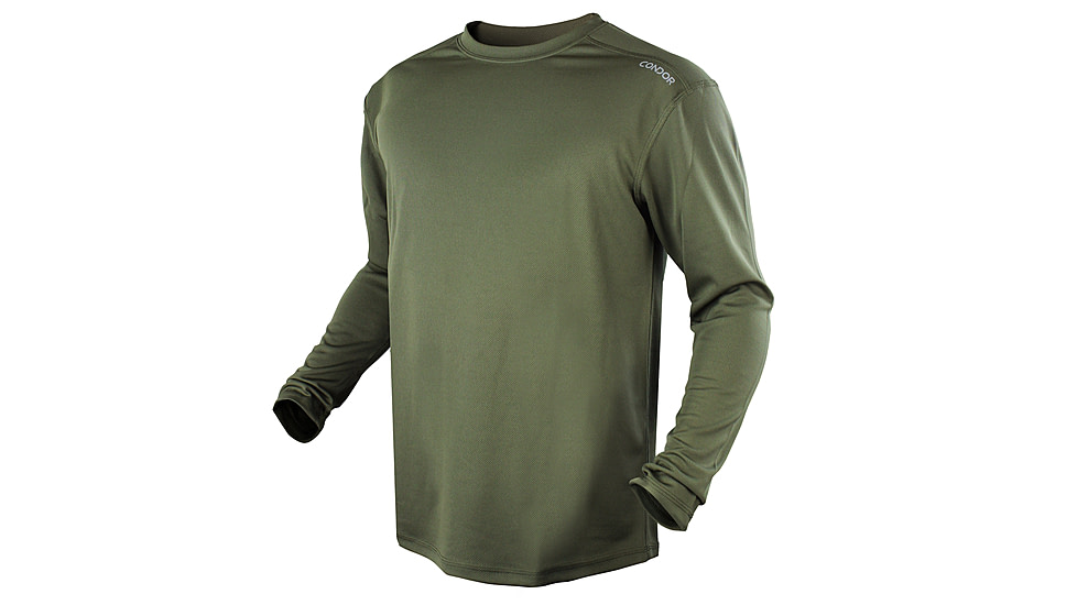 Condor Outdoor Maxfort Long Sleeve Training Top, Olive Drab, M, 101121-001-M