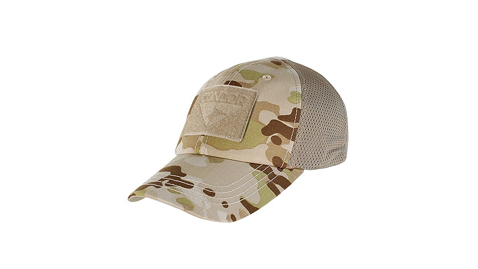 Condor Outdoor Mesh Tactical Cap, Multicam Arid, TCM-022
