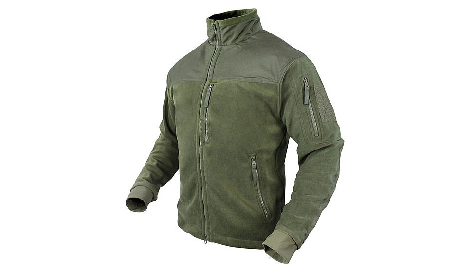 Condor Outdoor Alpha Fleece Jacket, Olive Drab, 5XL, 601-001-5XL