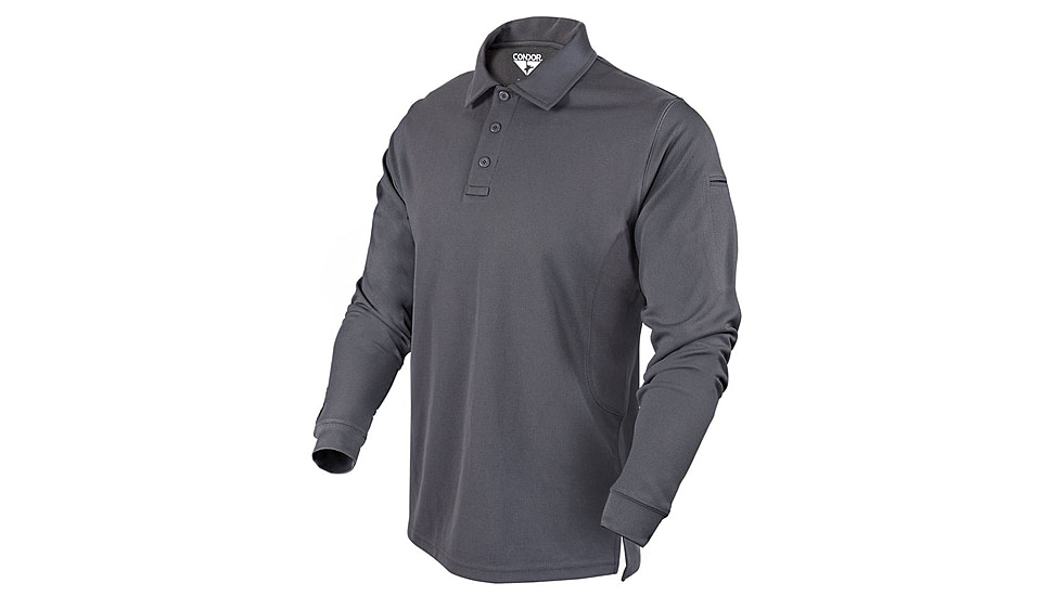 Condor Outdoor Performance Tactical Polo Long Sleeve, Graphite, 4XL, 101120-018-4XL