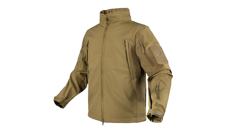 Condor Outdoor Summit Softshell Jacket, Coyote Brown, 4XL, 602-498-4XL