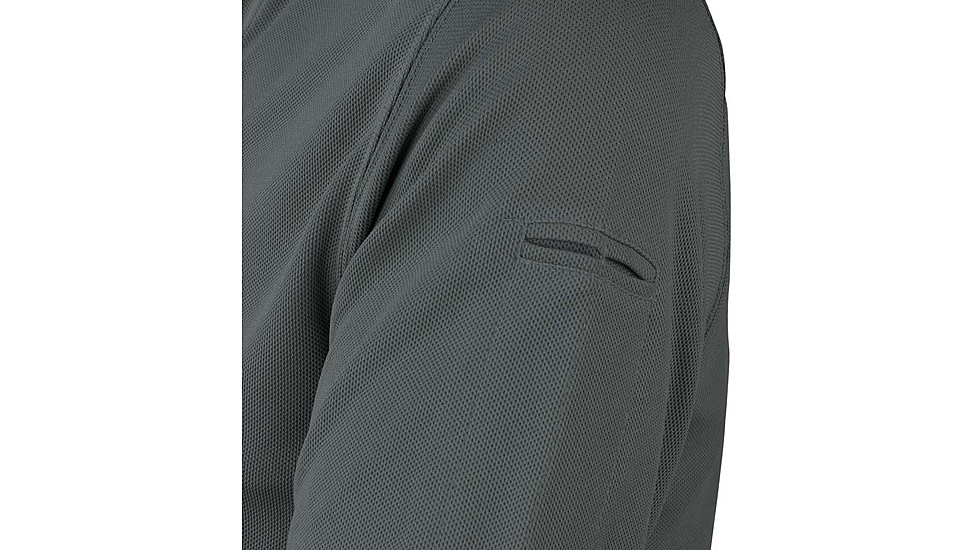 Condor Outdoor Performance Long Sleeve Tactical Polo, Graphite, 3XL, 101120-018-XXXL
