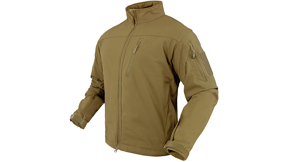 Condor Outdoor Phantom Softshell Jacket, Coyote Brown, Extra Small, 606-498-XS