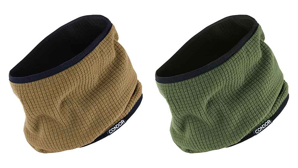 Condor Reversible Neck Gaiter/Balaclavas - Men's, Brown/Black, Olive Drab/Black