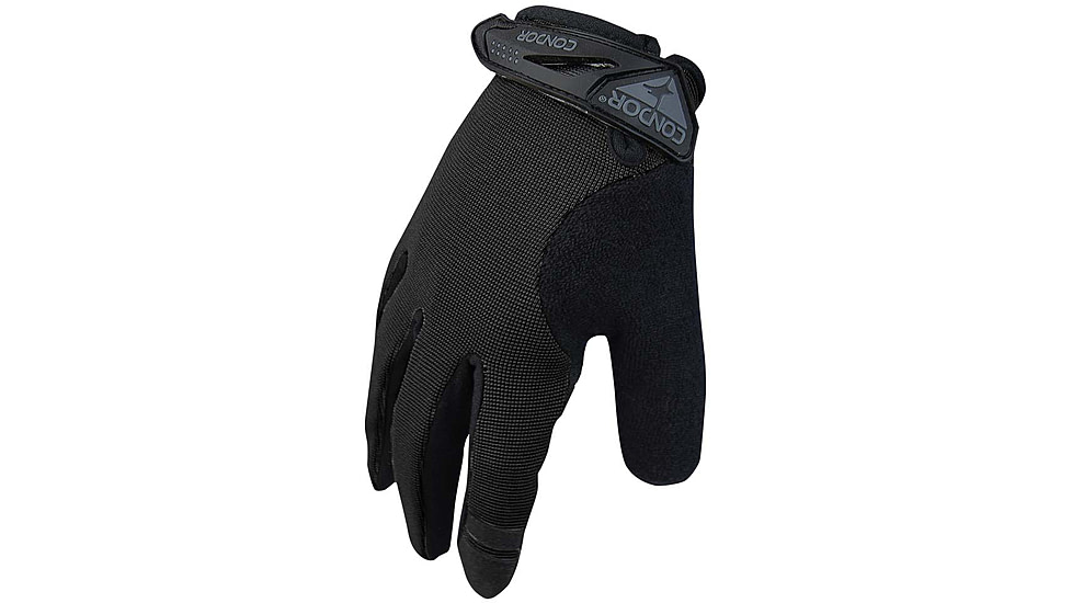 Condor Outdoor Shooter Glove, Black, Large, 228-002-10