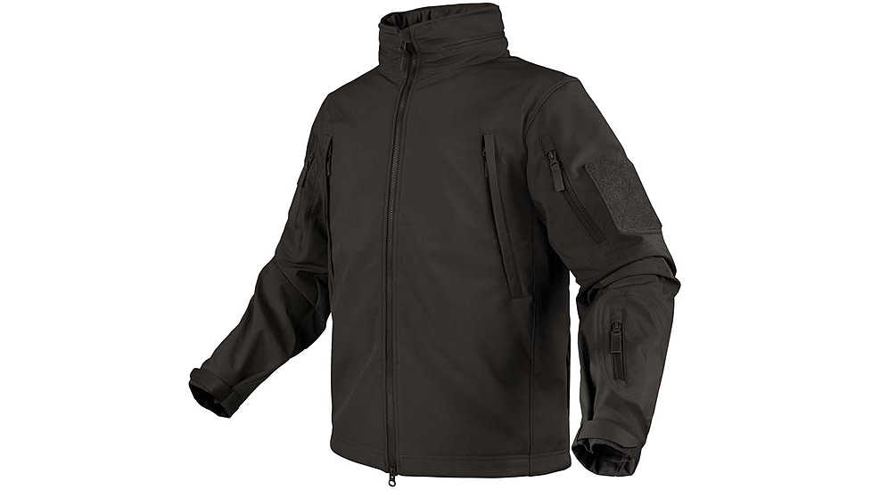 Condor Outdoor Summit Softshell Jacket, Black, Extra Small, 602-002-XS