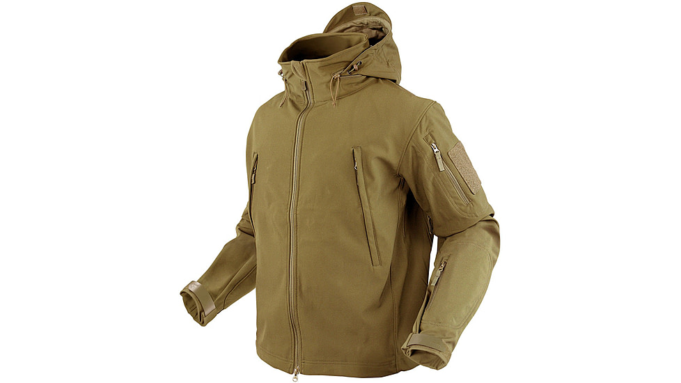 Condor Outdoor Summit Softshell Jacket, Coyote Brown, 3XL, 602-498-XXXL