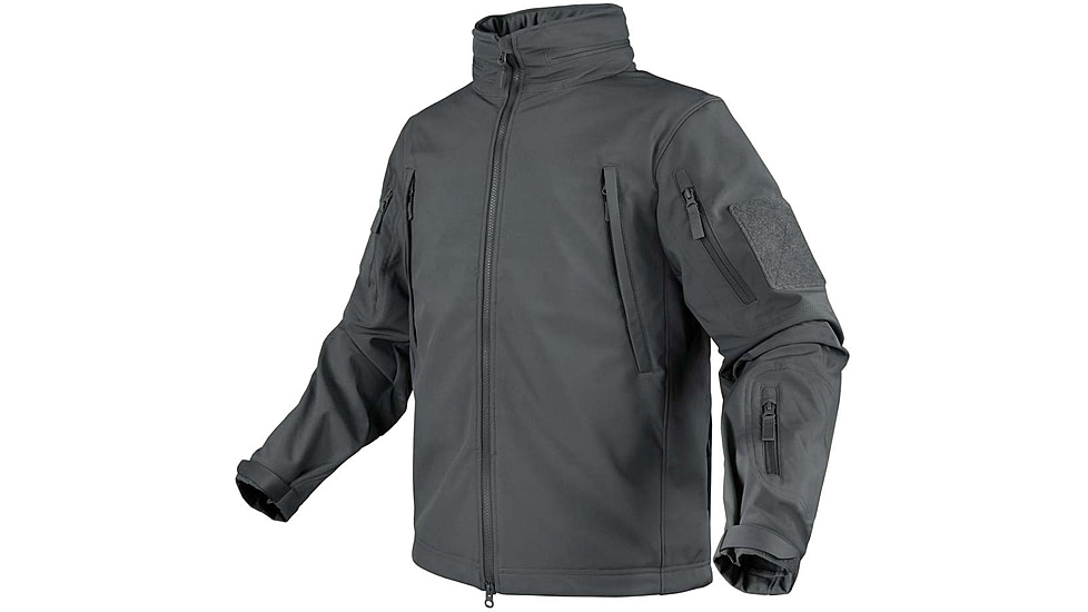 Condor Outdoor Summit Softshell Jacket, Graphite, L, 602-018-L