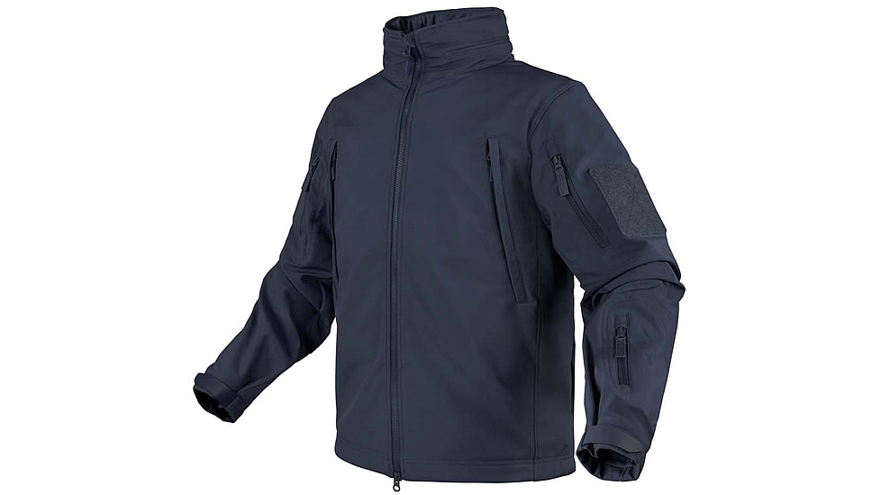 Condor Outdoor Summit Softshell Jacket, Navy Blue, Extra Small, 602-006-XS