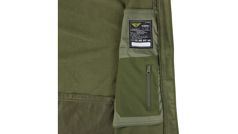 Condor Outdoor Summit Softshell Jacket, Olive Drab, Extra Small, 602-001-XS