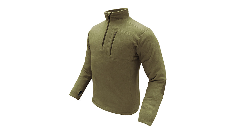 Condor Outdoor - 1/4 Zip Pullover - Tan, XL 607-498-XL