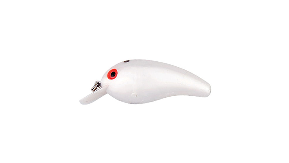 Cotton Cordell Big O Square Lip Crankbait, 2.25in, 1/3 oz, Floating, Pearl/Red Eye, C7707