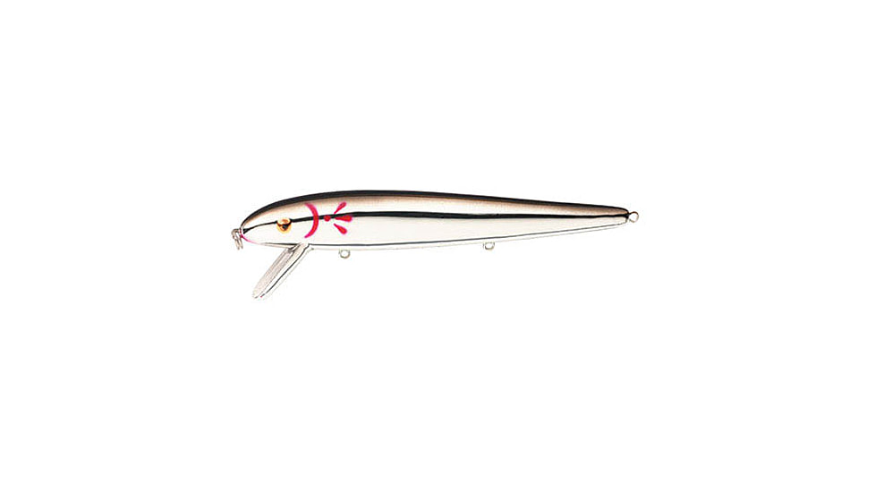 Cotton Cordell Deep Diving Red Fin, Floating, 5/8oz, 5in, Chrome/Black, CD904