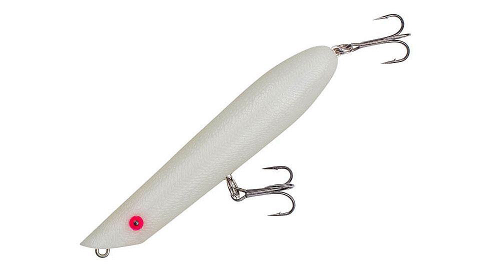 Cotton Cordell Pencil Popper Hard Bait, 4.5 in, 3/4 oz, Bone, C64BONE