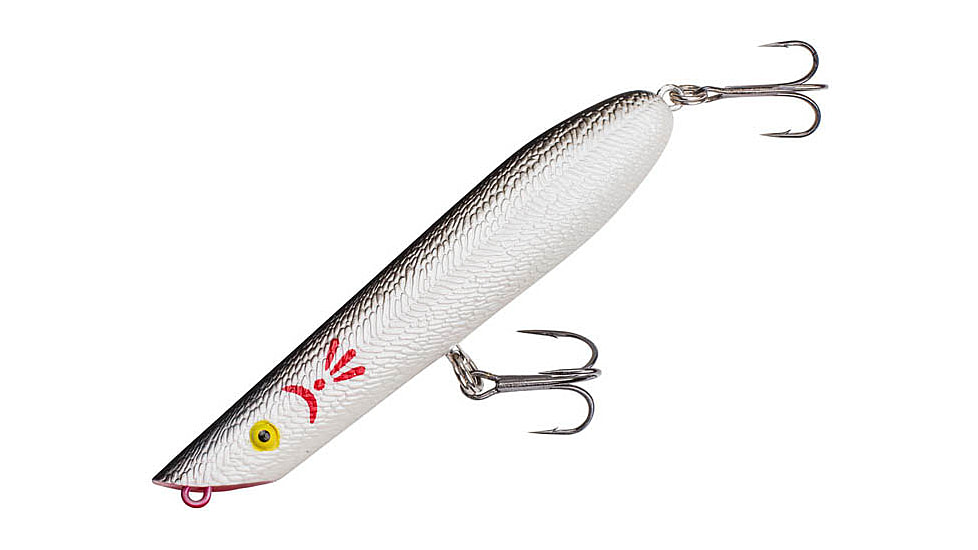 Cotton Cordell Pencil Popper Hard Bait, 4.5 in, 3/4 oz, Smoky Joe, C6411